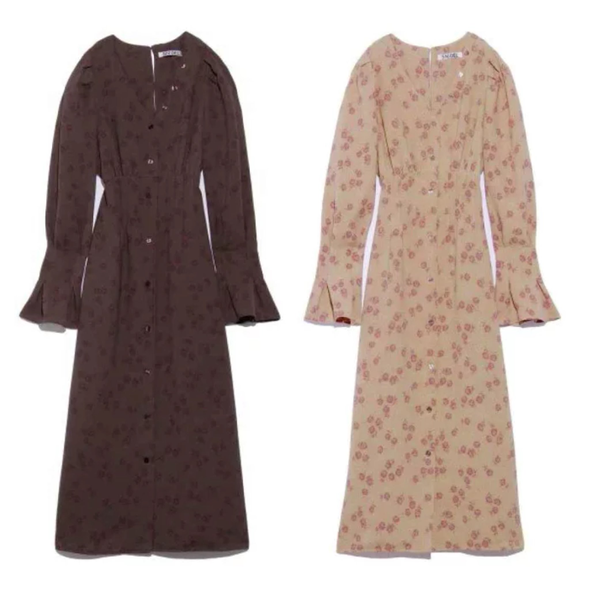 骨ストのみく Snidelの新作ワンピースが 骨格ストレート大勝利の予感 くびれ部分を 背中と細かいダーツでアプローチしてくれるので 寸胴に見せません 春らしいカラーと柄も女の子らしく可愛い印象に 骨格ストレート Snidel