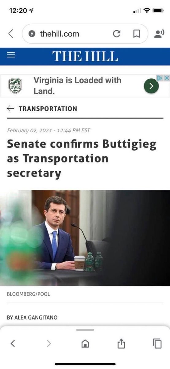 Dean__Lopez's tweet photo. #Historic moment - #CONGRATULATIONS for being the first openly #Gay person confirmed to hold a Cabinet position. Good luck #PeteButtigieg!!! And make us ALL #PROUD!!! #TranportationSecretary #OpenlyGay #LGBTQ #GayPride https://t.co/pufCE1WYKU