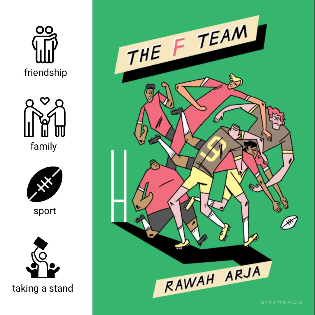 LibrariesMarash's tweet photo. Our #bookoftheday is The F Team by @rawah_arja.  Tariq is forced by the new principal to join a football competition to rehabilitate the public image of the school. Half the team is made up of enemies from Cronulla.  What could go wrong!?  @GiramondoBooks #yournextgreatread https://t.co/dbWN3OYJnW