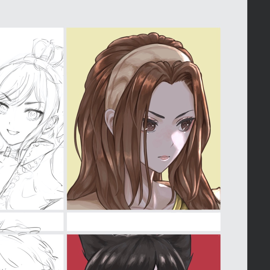 進捗 タクティクスオウガの カチュア パウエル を描いたよ 柏井ハヤト 修行中 7 18 の漫画