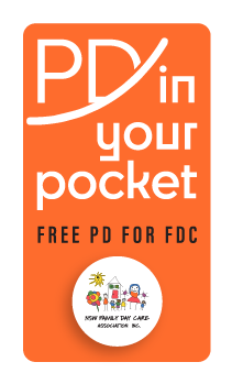 NSWFDCA's tweet photo. Free Professional Development for Family Day Care Educators: PD in Your Pocket, enrol today! - https://t.co/TQqujHWfgy https://t.co/2kZvGWbAxi