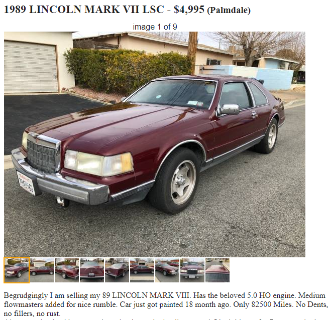 nolanbrowning_'s tweet photo. Today in "Nolan's Used Car Email Alerts" we have two 
@LincolnMotorCo LSC from the same owner. That burgundy '89 is calling my name... https://t.co/Dtsysq0AYD