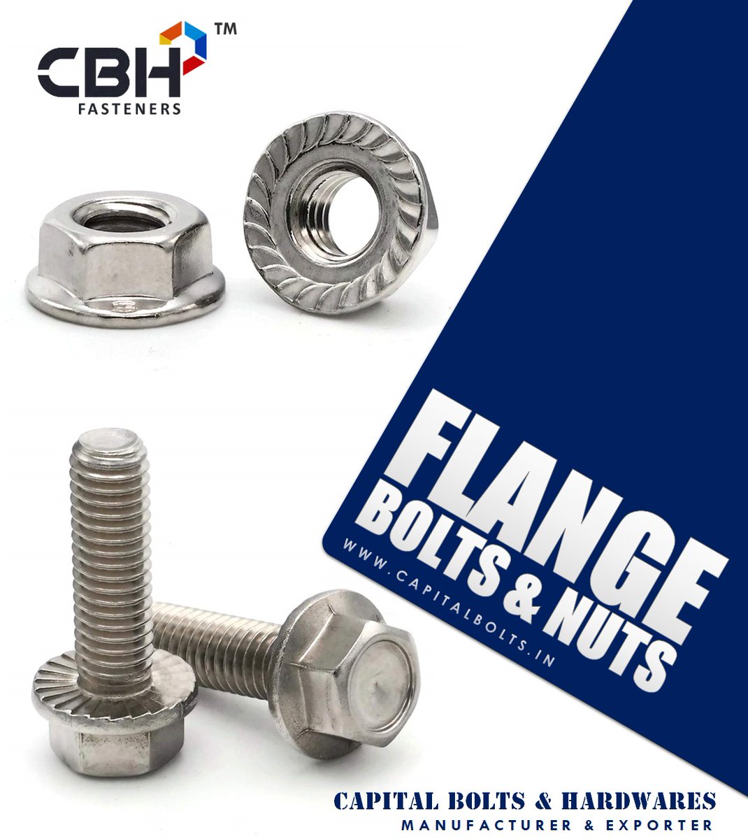 capital_bolts's tweet image. We are manufacturer of Flange bolts and nuts and supply high quality flange bolts and nuts in both large and small quantities across India. 
More queries capitalbolts.in

#CapitalBoltsandHardwares
#fastenersManufacturers #StructuralFasteners #Industrialfasteners  #CBH