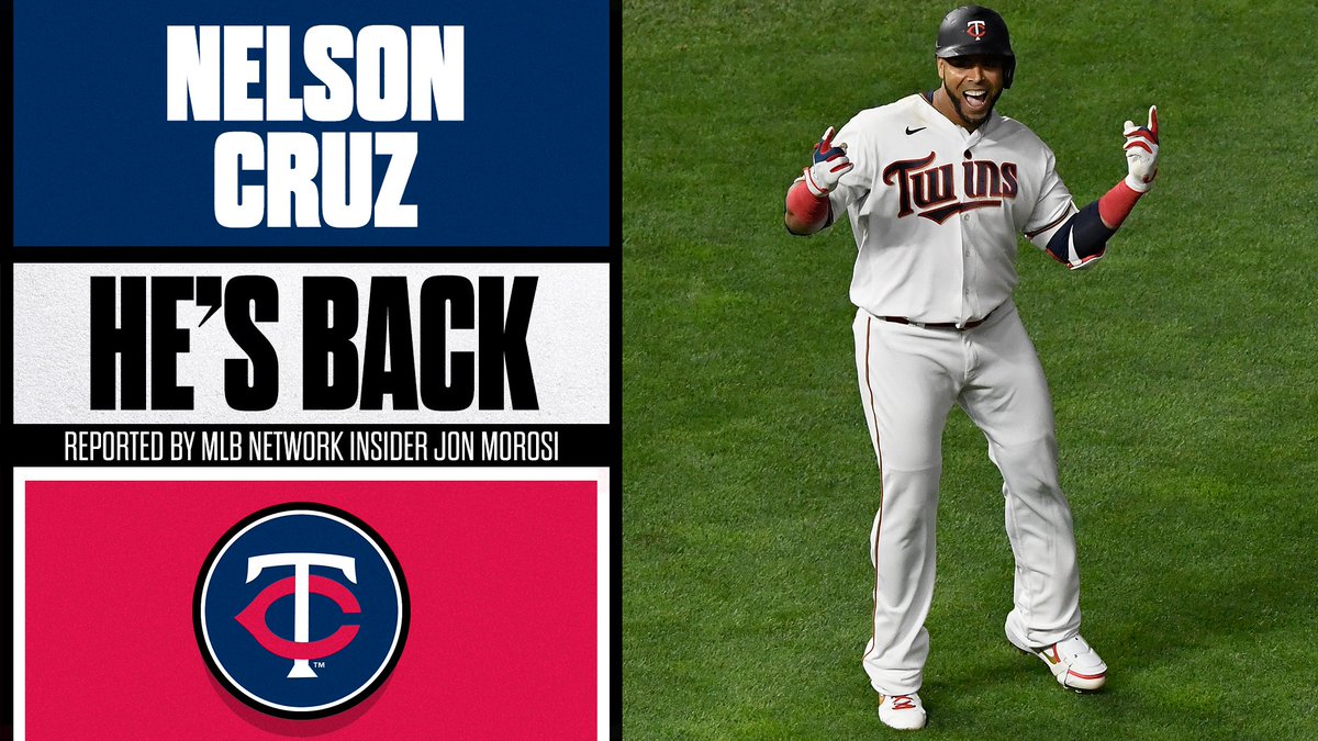 MLB Twitter reacts to report that veteran Nelson Cruz has received offers  for the 2023 season: Come back to the Twins Retire a Ranger