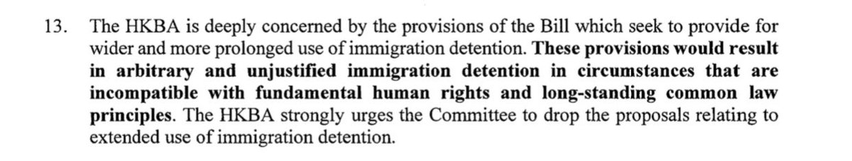 As the  #HK Bar Association puts it: (their full submission is published here:  https://www.hkba.org/sites/default/files/Immigration%20(Amendment)%20Bill%202020_0.pdf ).