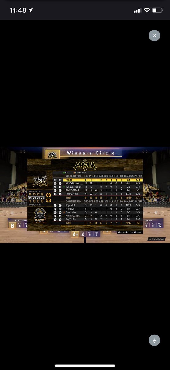 JoshuaHunter__'s tweet photo. 3-1 on the night.. should’ve finished the combine 8-0 but took an unfortunate loss.. (7-1) overall a great night can’t be mad appreciate my teammates @lllantoinelll @FeakyADB @TopTierCrown @BigMFReign @VB_BigPerm @Anklez_ @Melder600 @ThatDudeGeo 🦦 https://t.co/EvoPg7Vb2A
