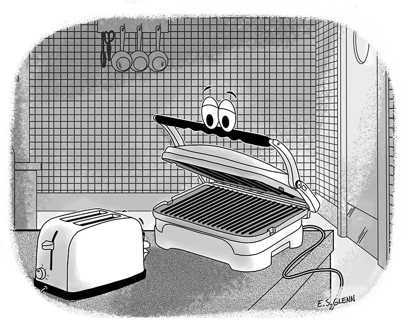 doc_nad's tweet photo. Caption Contest Cartoon by E. S. Glenn
The Cartoon Collections Caption Contest #112 https://t.co/92NJGE4uns #ESGlenn #CartoonCollections #PaniniPress #Toaster #CartoonCaptionContest https://t.co/zZPpUYqoyN