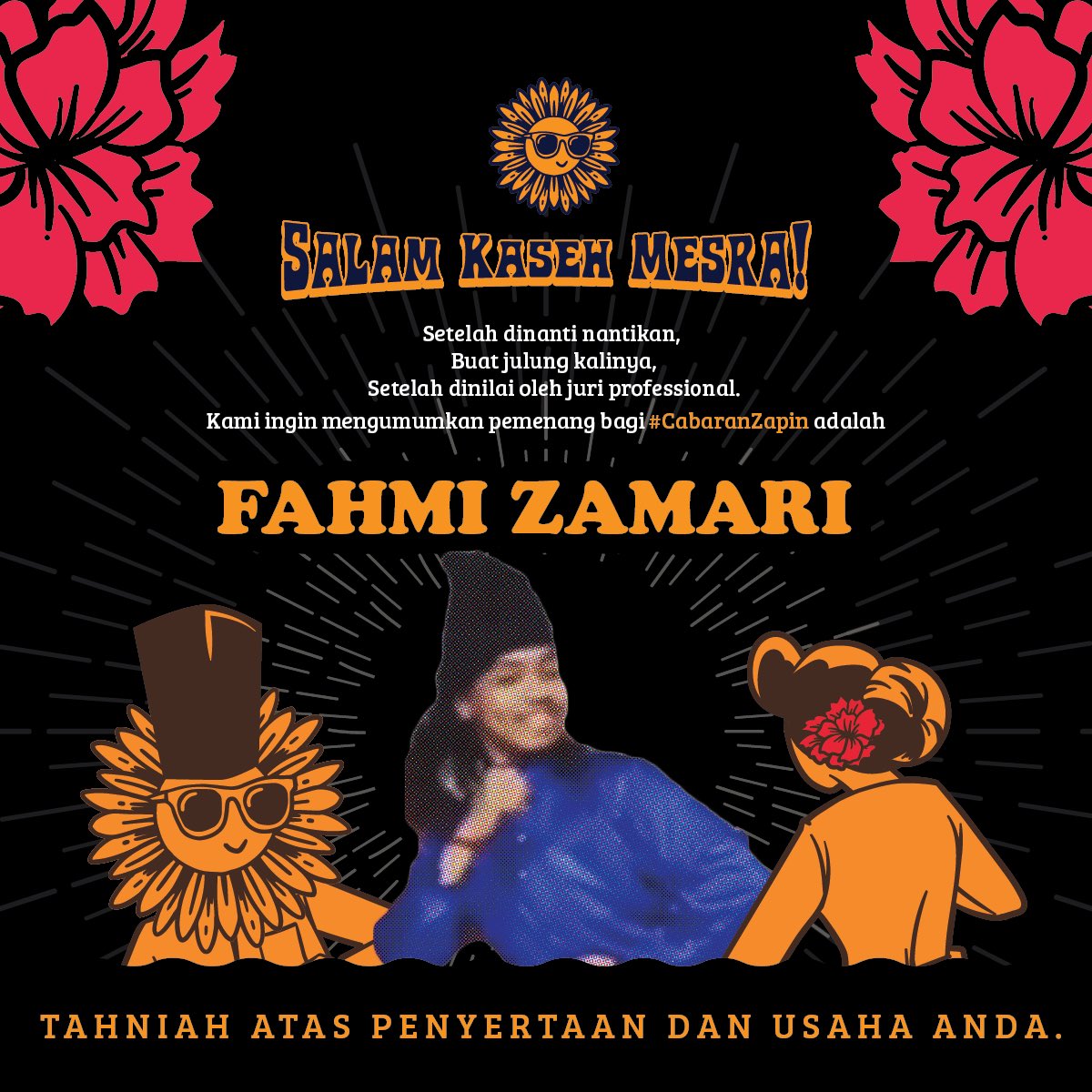 Tahniah !