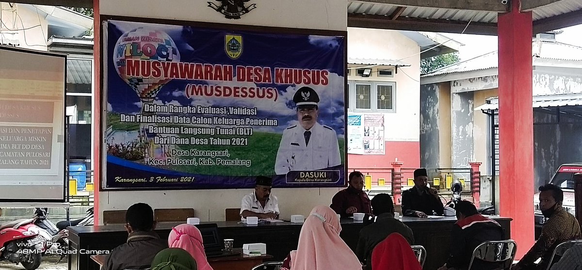 desa_karangsari's tweet photo. Musdessus calon penerima BLT DD tahn 2021 Desa Karangsari https://t.co/czFSplMEZX