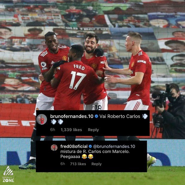 United Zone Bruno Fernandes Praising Fred For Playing Leftback Go Roberto Carlos Fred Mixture Of Roberto Carlos And Marcelo Instagram T Co O0txkumshw Twitter United Zone Bruno Fernandes Praising Fred For Playing Leftback Go Roberto Carlos Fred Mixture Of Roberto Carlos And Marcelo Instagram T Co O0txkumshw Twitter
