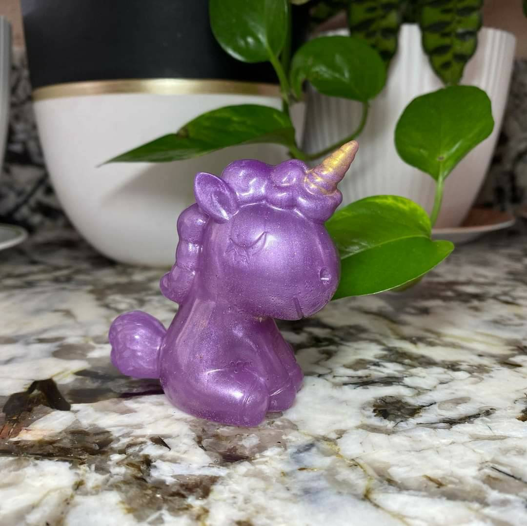 Excited to share the latest addition to my #etsy shop: Unicorn paperweight, keychain or decor etsy.me/3avxKzw #purple #gold #resin #resinart #keychain #paperweight #unicorn #unicornkeychain #unicornpaperweight #funwithresin #love2jewelry