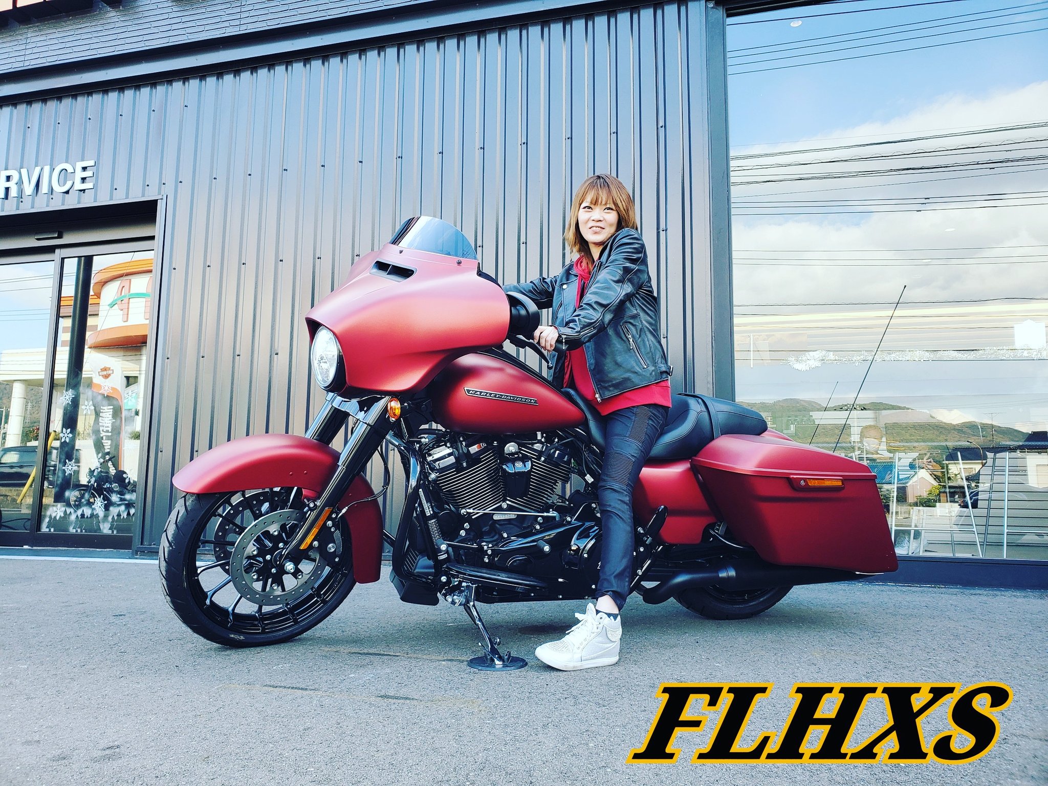 れなし】 ハーレーダビットソンツーリングモデルFLHX2009年式バック