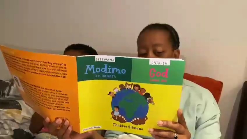 thabiso sikwane on Twitter: "I cannot describe how special it was to read  my own book aloud to our little man for the first time. Thank you MODIMO  for this message of