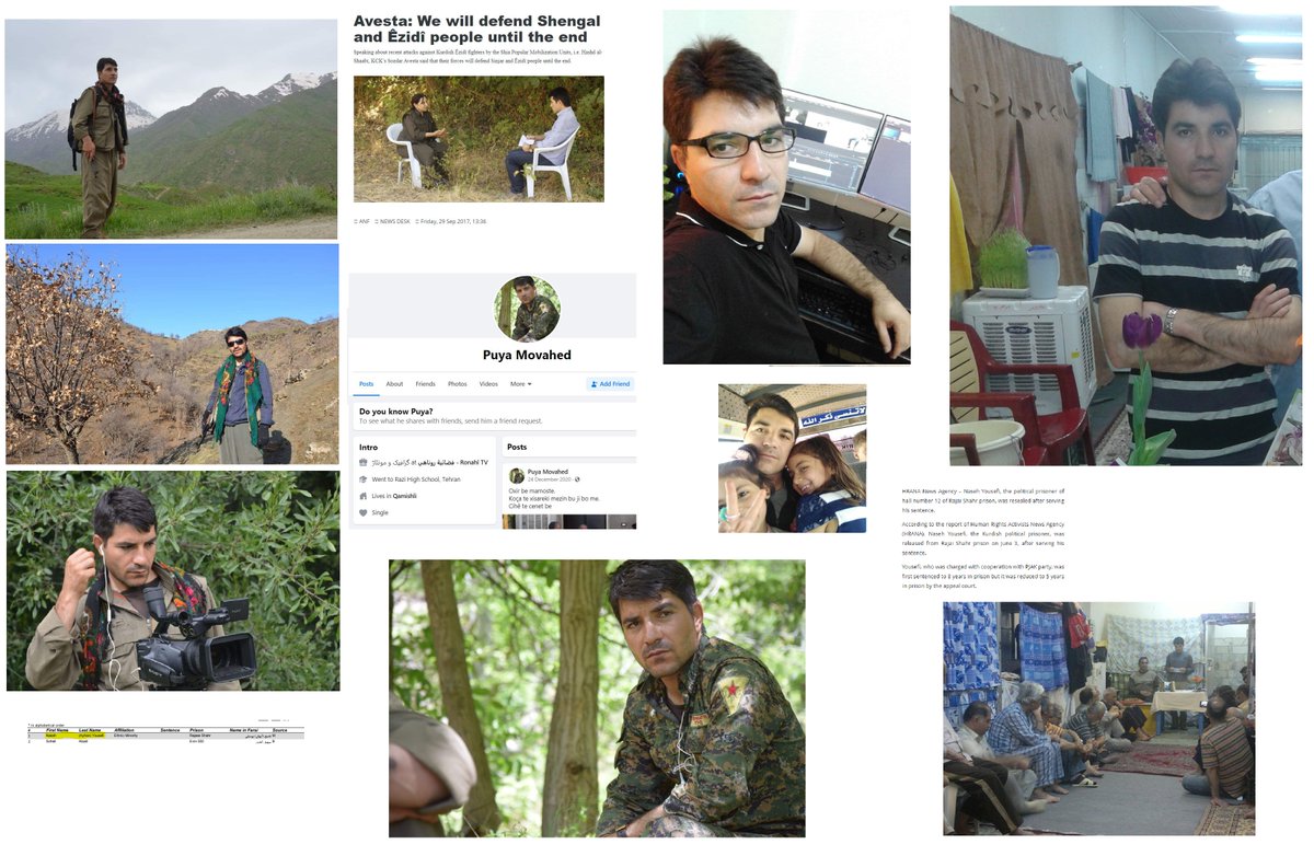 One of those is Naseh Yousefi, better known by his nom de guerre ‘Ayhan’, from Mariwan, Iran. Yousefi was arrested in 2007 by Iranian authorities in the mountains there, and served five yrs for armed activities & PJAK membership. He rejoined after he was released in 2014.