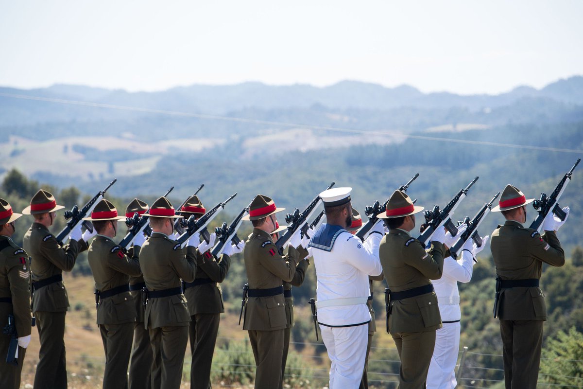 This morning the commemoration was about Kawea a Pūriri Mai - a shared journey of reverence, remembrance and respect. Proof that old enemies can become firm friends and that a nation can commemorate divisions in its history.