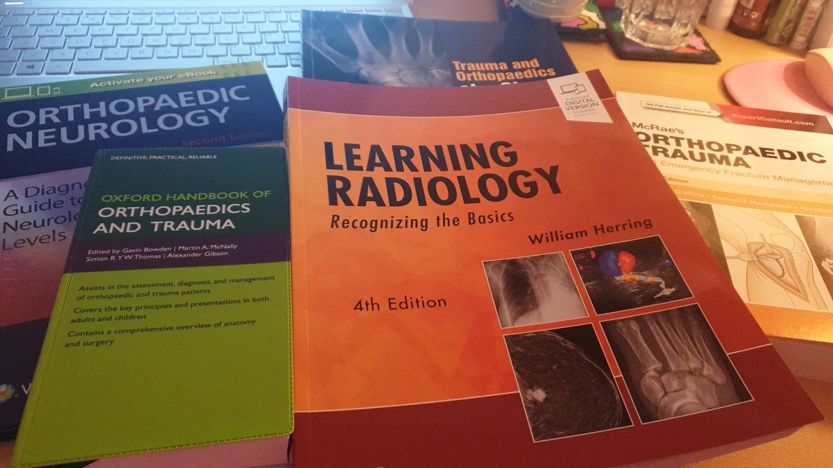 When treating yourself this last month involves books what more could you ask for, with latest radiology arriving today. Enjoying reading &amp; learning from these - just wishing I had a photographic memory tho. As they say every day is a school day - mine will last till retirement.