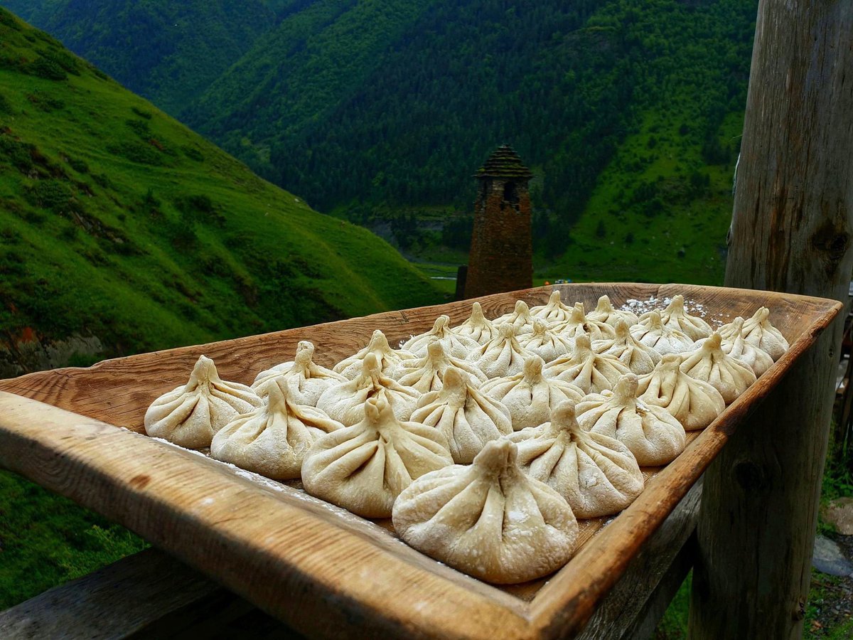 Khinkali is ready to be boiled.🥟
🇬🇪📍Dartlo, Tusheti 
#DiscoverGeorgia #Emotionsaregeorgia
📸Tamar Ghambashidze