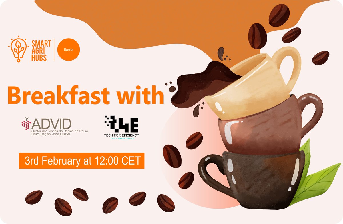 DATAlife_DIH's tweet photo. Hoy desayunaremos acompañados de #ADVID y el #T4EDIH, en un evento online organizado por @IberiaCluster para conocer las actividades y proyectos de otros #hubs de #innovacióndigital de #España y #Portugal. https://t.co/uaCAZG3gdT