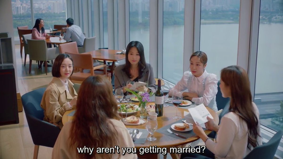 Now, now... isn't this one of the most common invasion of privacy question? In  #RunOnEp5 where Mijoo gathered with her college friends and the one who was getting married asked her why Mijoo doesn't get married then even brought up Mijoo's very personal story-