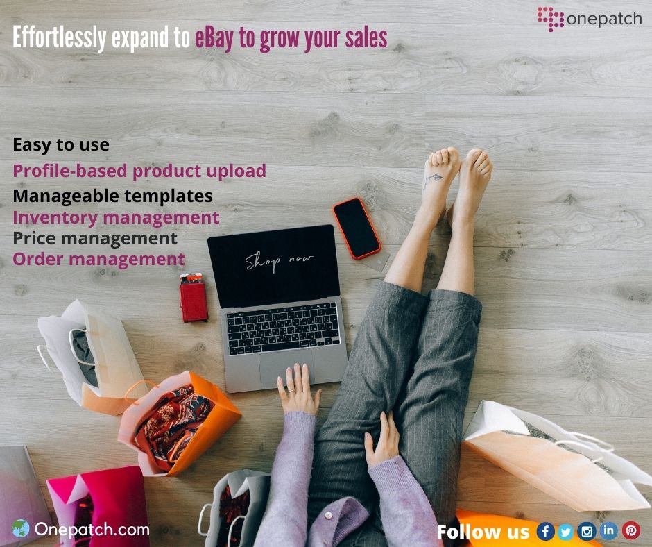 TryOnePatch's tweet image. #eBayIntegration helps sellers to seamlessly sell on #eBay by simplifying their hectic processes like product management, order management, inventory management, and price management into a piece of cake. #OnePatch

Visit: bit.ly/3joHfVv