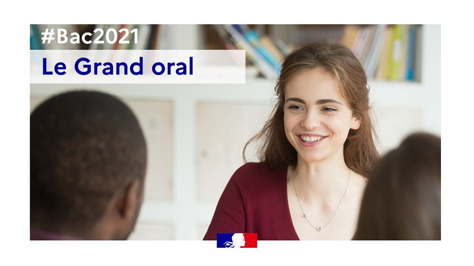 Vous avez des questions sur le #GrandOral ? Rendez-vous aujourd’hui sur les comptes Instagram et Snapchat du ministère de l’éducation nationale, de la jeunesse et des sports.
#Bac2021