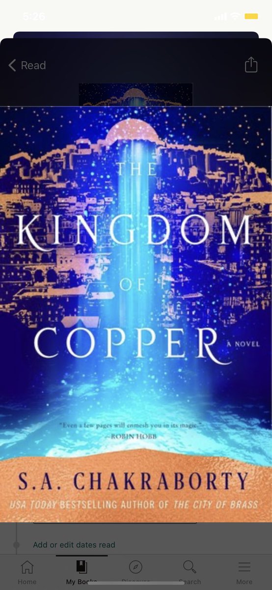 19/2021 THE KINGDOM OF COPPER  #caitreads