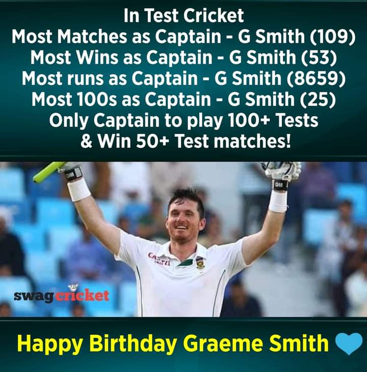 Happy Birthday Graeme Smith     