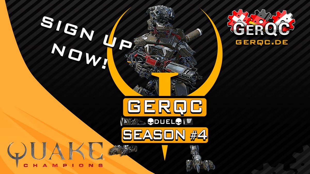 GermanQuakeCommunity (@qcgermany) on Twitter photo We are back ! Hello dear members of the Quake community. Everyone has been waiting for this and now it's here: <a href="/Quake/">Quake Champions</a> <a href="/church_of_quake/">ChurchOfQuake</a> GERQC Duel Season #4. Register now, tell your arena friends and pass it on. There is something for every Elo range. #QuakeChampions We are back ! Hello dear members of the Quake community. Everyone has been waiting for this and now it's here: <a href="/Quake/">Quake Champions</a> <a href="/church_of_quake/">ChurchOfQuake</a> GERQC Duel Season #4. Register now, tell your arena friends and pass it on. There is something for every Elo range. #QuakeChampions