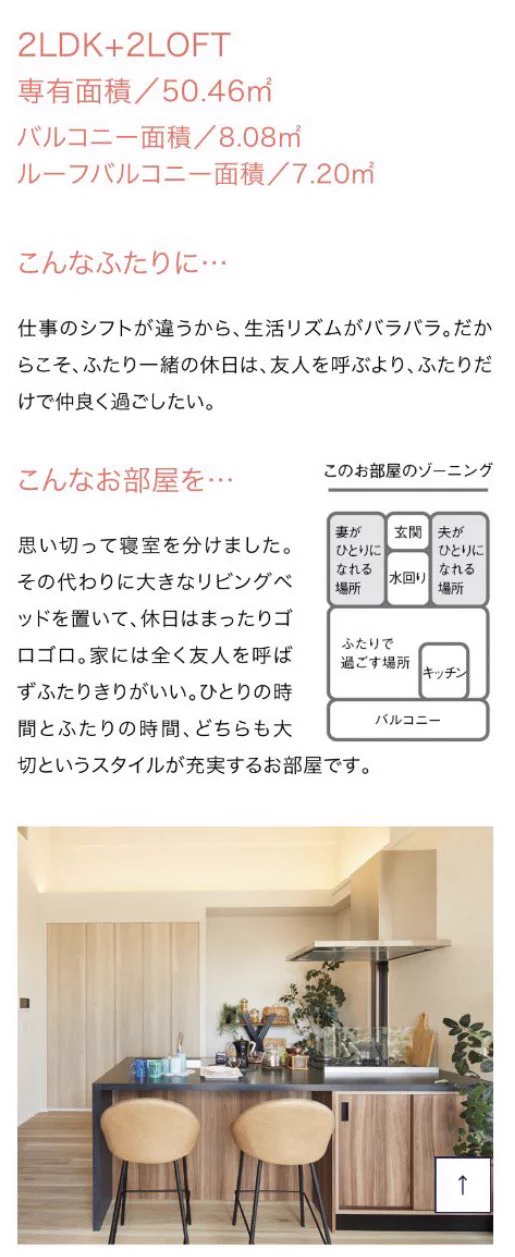 新しい同棲の形。「家庭内週末婚」玄関入ってさらに玄関がある感じが良いなぁ。