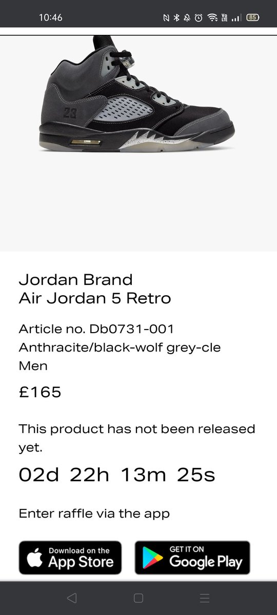 WellerisGod's tweet photo. @sneakersnstuff the website is day Ng the raffle is on the app, but it's not appearing on there? Do you know when it will be available? https://t.co/upGP306jUp