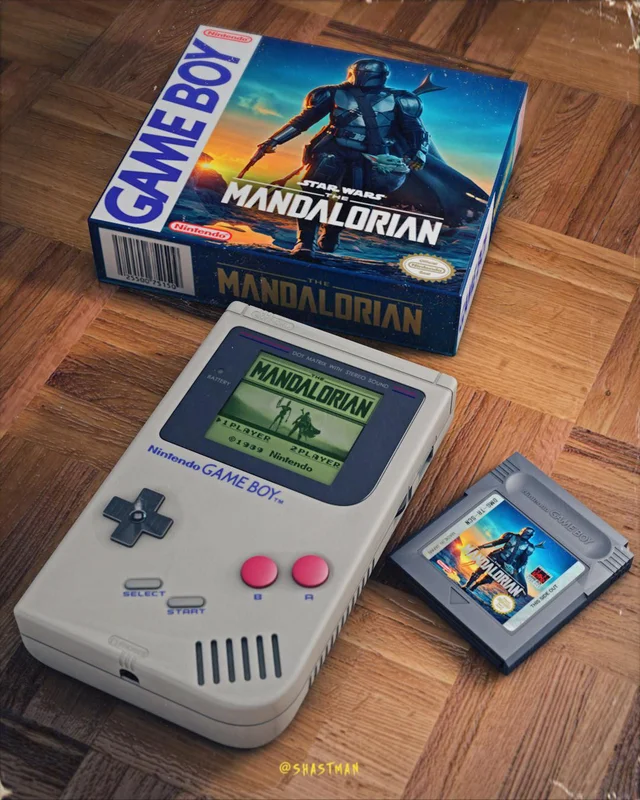 Hands up. STFU and take my money? :-D #TheMandalorian #Gameboy #retrogamer #Nintendo #StarWars