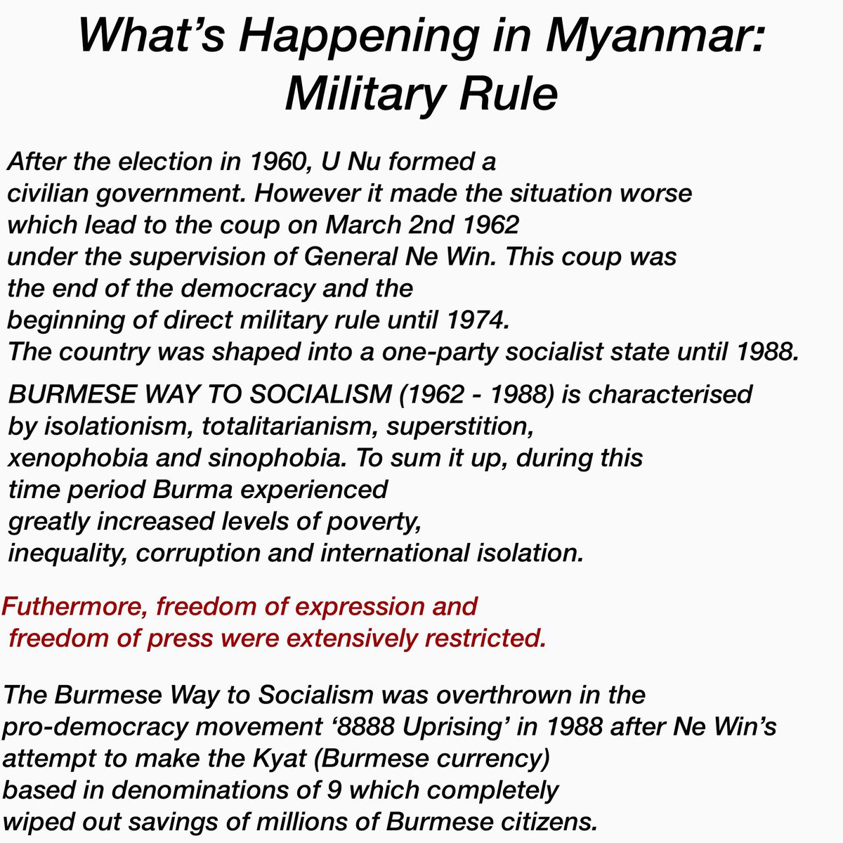 MyanmarBorahae's tweet photo. What's Happening in Myanmar? 

#SaveMyanmar https://t.co/FyFplPCHYY