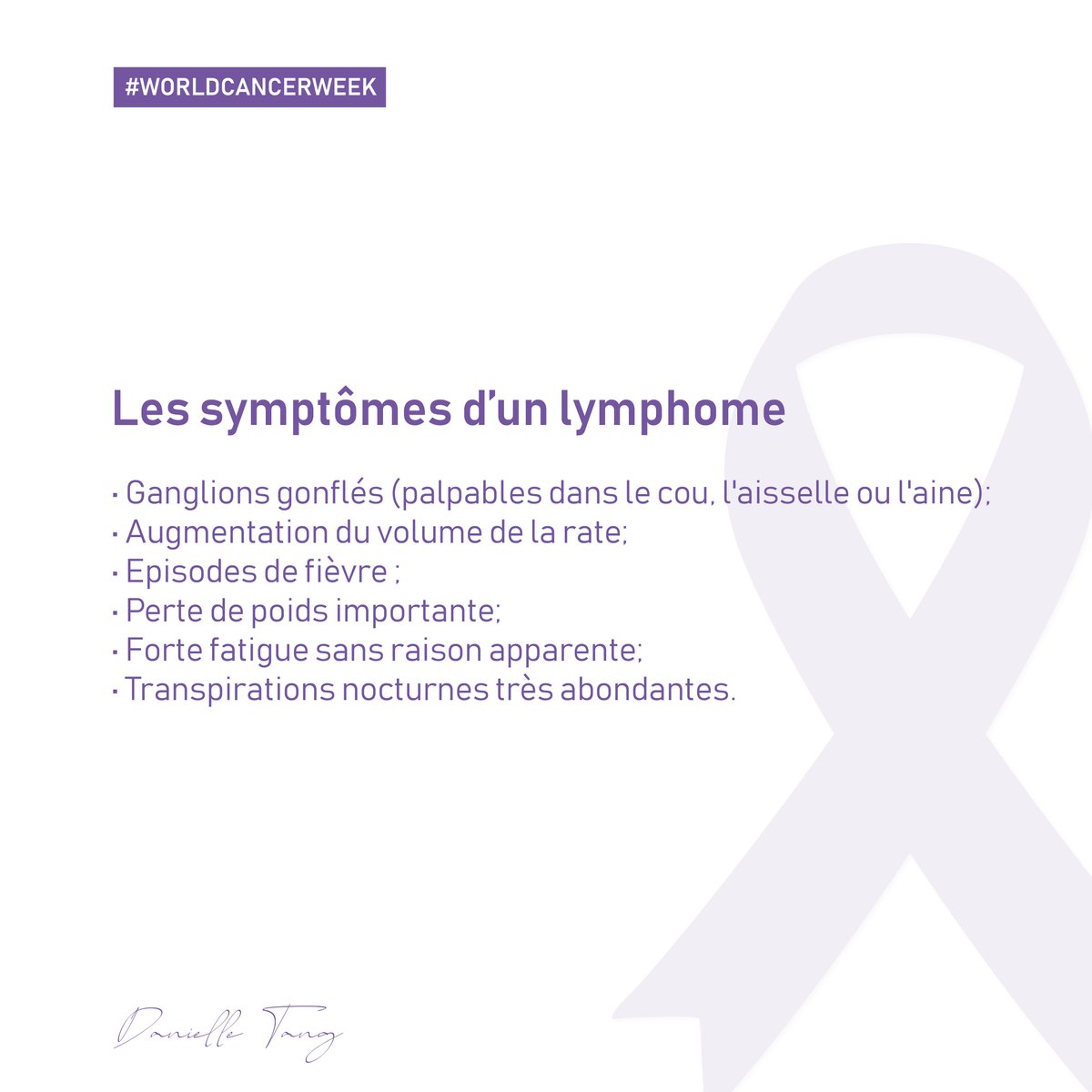 DrDanielleTang's tweet photo. Savoir c'est se protéger!
#JourneeMondialeContreleCancer
#JeSuisEtJeVais
#survivingcancer
#worldcancerweek2021 https://t.co/ELeHM51Zzy