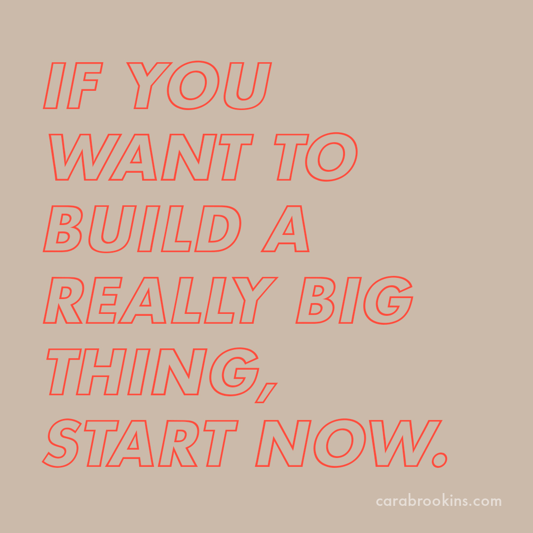cmbrookins's tweet photo. The #1 biggest mistake I see people make: Waiting until *someday* to start building their big thing.

🚨SPOILER ALERT🚨 Someday is never going to come. If you want to build a really big thing, start now. https://t.co/31PLjxtCJQ