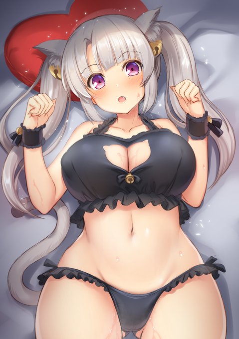 昨日がツインテの日という大事な日のことを忘れていたにゃん 