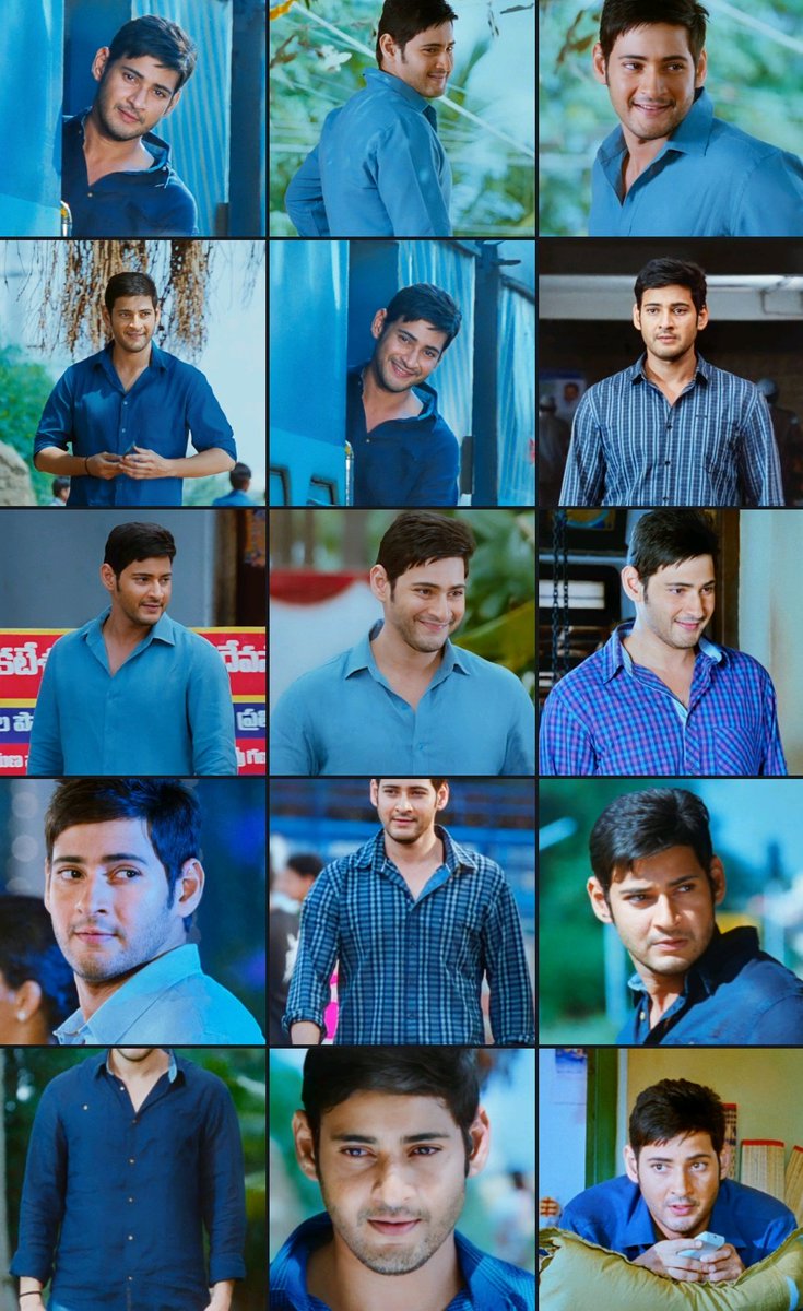 Pokiri2497's tweet photo. SVSC lo Babu almost BLUE shirts eh ... https://t.co/2NizPGd5I1