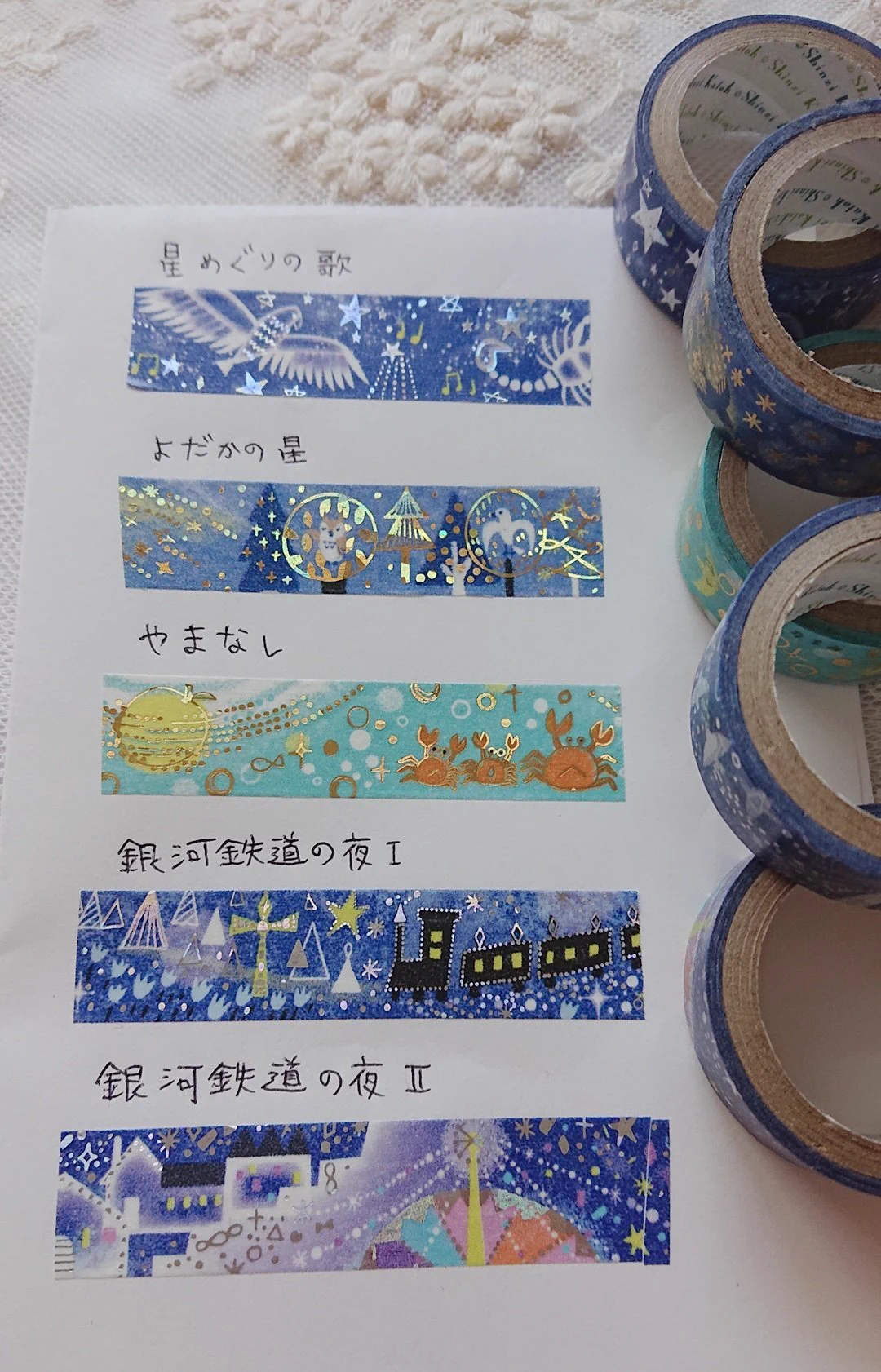 使うのがもったいない！？宮沢賢治のマステが美しすぎる！