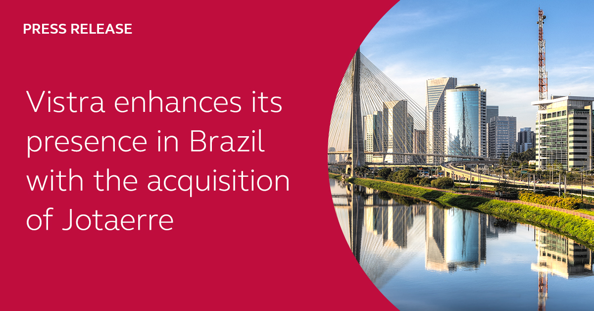 Vistra has acquired Jotaerre, a specialist market leader in Brazil for Services Tax (ISS) Calculation &amp; Collection/Payment. With this, Vistra enhances its capability to support clients with tailor-made corporate solutions. bit.ly/3pPmc0I
