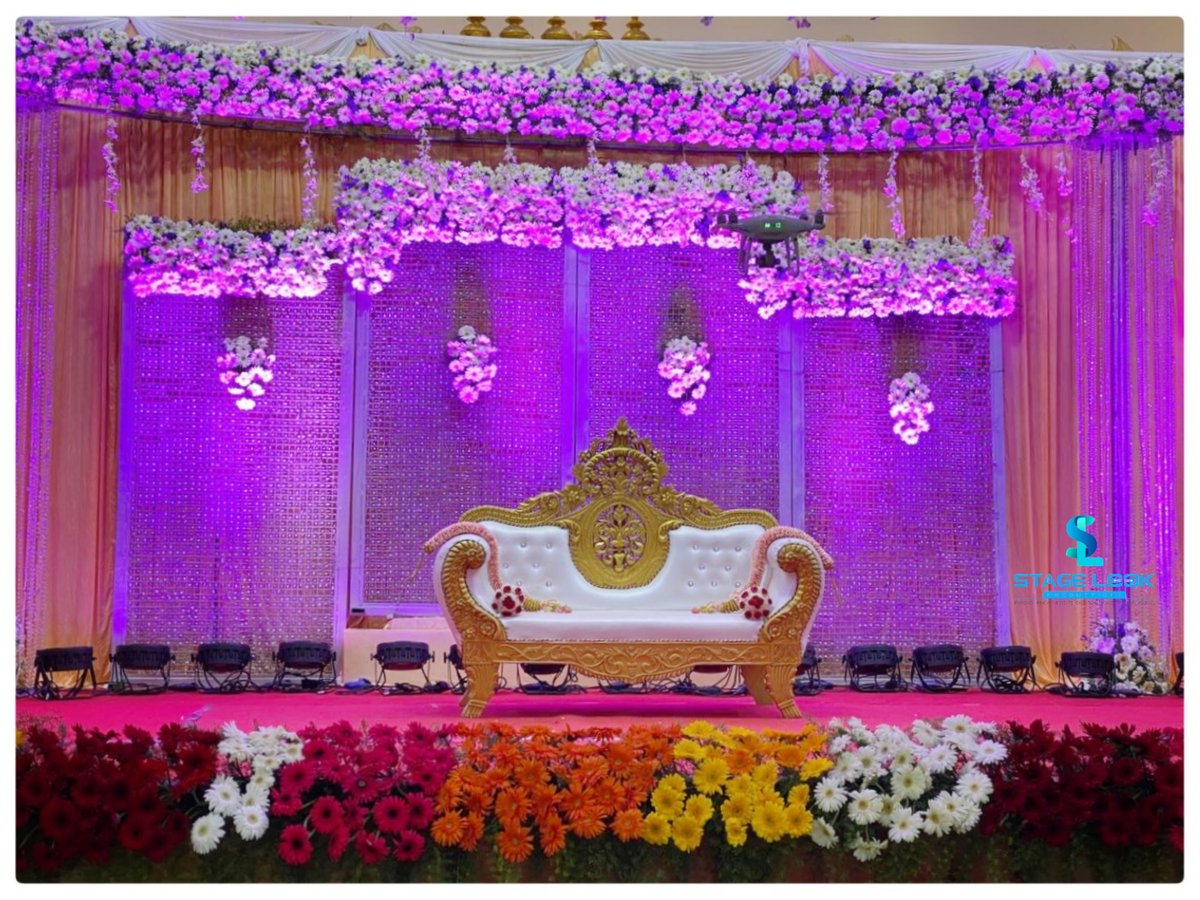 ProductionsLook's tweet image. Dreamy Day Stage Decors in purple hues with fresh flowers and crystal chandeliers.

Have a Wedding coming up?? Then plan your event with us! For enquiries DM or reach us @9804747377 for bookings.

Visit: stagelookproductions.com

#wedding #weddings #weddingflowers #weddingdecor