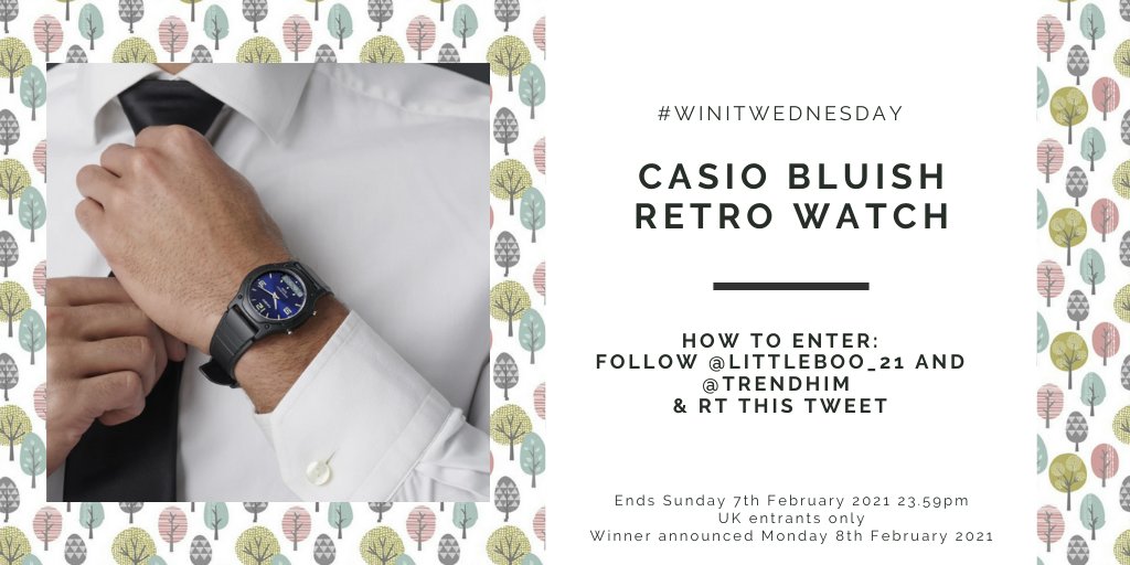 lifewithanguish's tweet image. [AD-GIFTED] Time for #WinItWednesday!

* Follow @littleboo_21 and @Trendhim &amp;amp; RT to win a Casio Bluish Retro Watch bit.ly/3pHjH04
* Ends Sun 7th February 2021 23.59pm
* UK only

Full T&amp;amp;C's: bit.ly/2n72txW