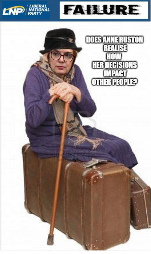 LyndaFrench19's tweet image. #WelfareCard 
Liberal #AnneRuston should walk a bit, in other people's lives 

theyvoteforyou.org.au/people/senate/… #saparli #LNPCuts