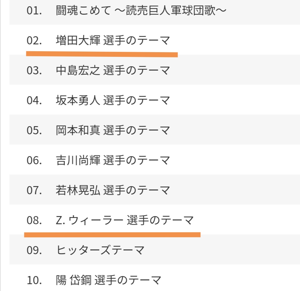 ゆうとg党 ジャイアンツの新応援歌は5選手と判明 増田大 ウィーラー 梶谷 松原 戸郷です