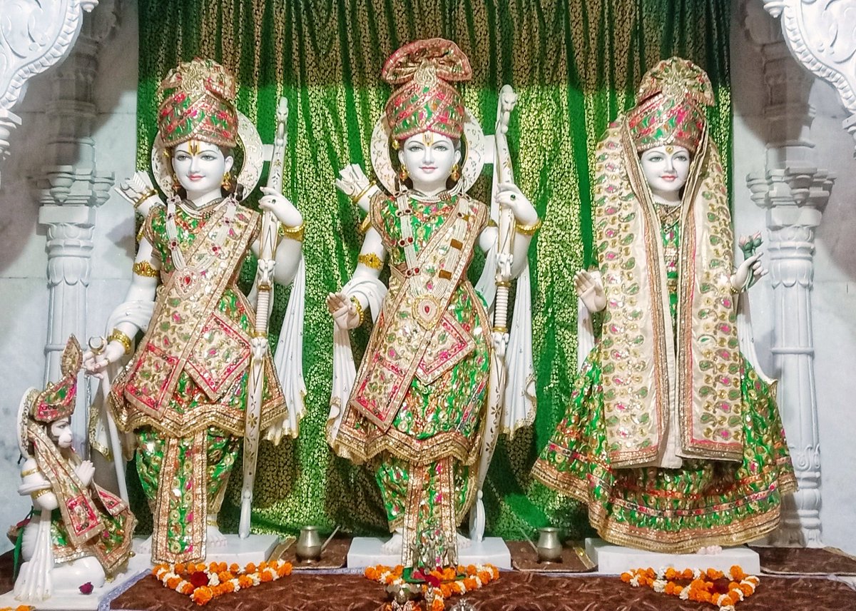 श्री राम मंदिर, प्रभासक्षेत्र - गुजरात (सौराष्ट्र) दिनांकः 03 फरवरी 2021, पौष कृष्ण षष्ठी - बुधवार मध्याह्न शृंगार 02210368