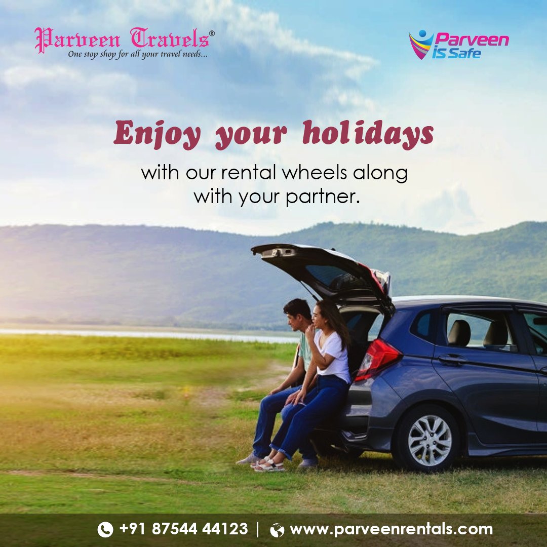 ParveenRentals's tweet photo. Enjoy your holidays with our rental wheels along with your partner.
For details,
Visit: https://t.co/dNBrvCsjSi
Call: +91 8754444123 https://t.co/v1RcCw92z1