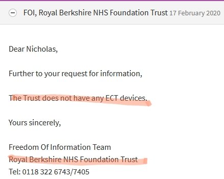 jill_d35's tweet photo. @NMacFa @WeCareAboutMH @cadoganhealthc1 @ReadReadj @MindCharity @rcpsych A public inquiry will show all the shortcomings, lack of informed consent, no appropriate cognitive testing, no rehabilitation for brain injured survivors, no warning of risk of brain damage. Hence the resistance. You are aware of this right Neil? Lies like these 👇 https://t.co/2WR6XO4J26