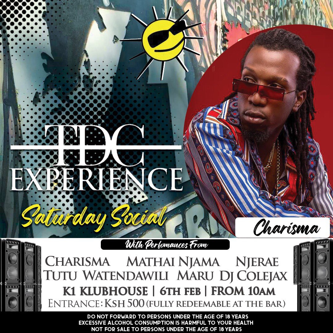 luhyaheat's tweet photo. Oyaaaa! The boy is back!! Si tuonane this Saturday pale @k1klubhouse courtesy of @truedenimcollection 
Good vibes only!! I might come thru with a surprise btw
#luhyaheat 
#tdcexperience
#k1saturdays https://t.co/YqdEAn8AVc