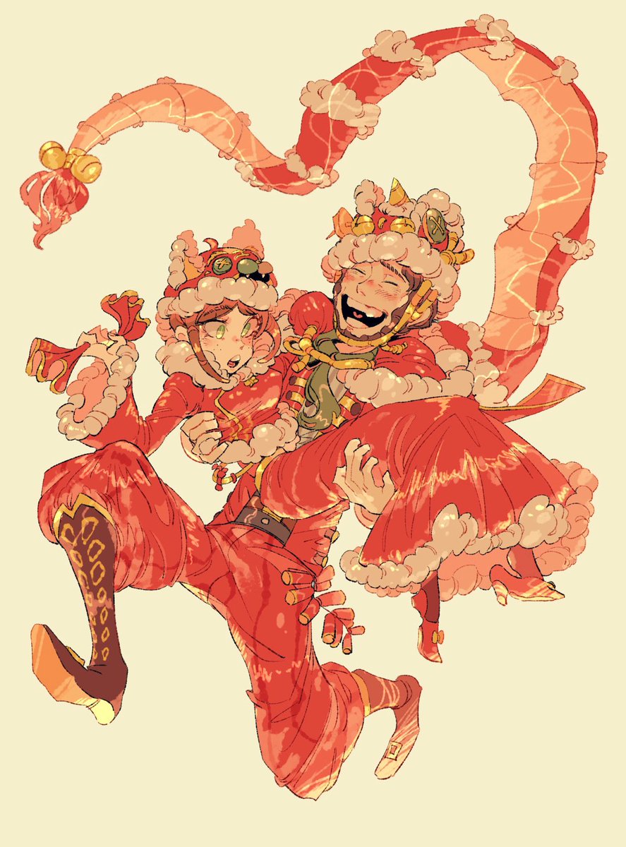 第五人格 第五人格イラスト 泥庭お揃いコーデ可愛すぎて 泣 利休鼠のイラスト