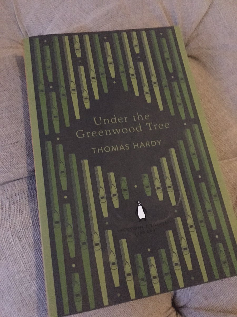 Recently finished this (lovely) Penguin English Library edition of Under the Greenwood Tree. Years ago I swore never to read Hardy again because he is so bleak. But the simplicity of this (his first) novel is charming and no less evocative or thought-provoking for it.