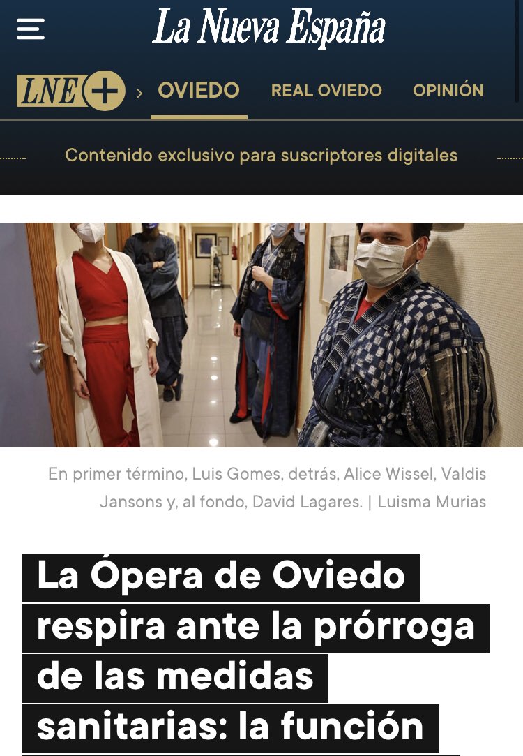 We have some good news today. We are allowed to keep going! 🧡🙌🏼🙏🏻 it’s good to know a whole month’s work won’t be for nothing! 

#peucheursovd #culturasegura #oviedo #opera #lespecheursdeperles #bizet