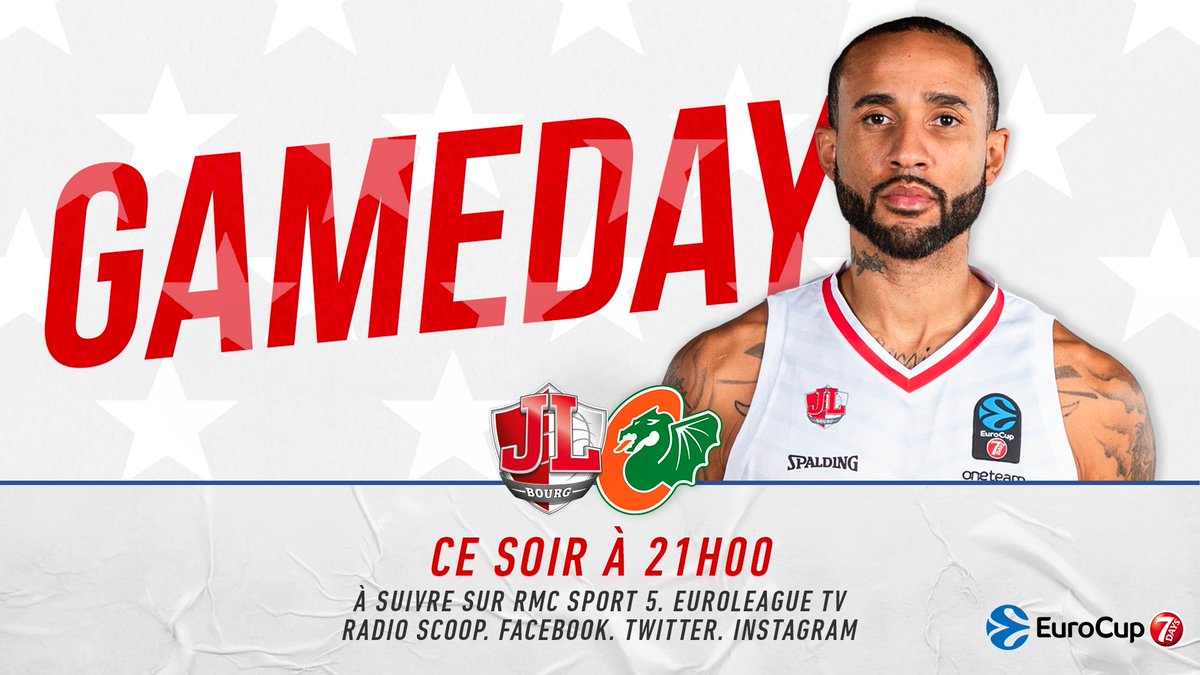 JLBourgBasket's tweet photo. 𝙶𝙰𝙼𝙴𝙳𝙰𝚈 .
Seulement 1 semaine après le déplacement à Ljubljana, il est déjà l'heure de retrouver nos adversaires Slovènes 🌟
⚡ JL Bourg / @KKCedOL
🇫🇷 Ekinox
⌚️ 21h00
En savoir plus sur notre adversaire ➡️ https://t.co/2Pypp99GV8
#GetRedy #RoadToGreatness https://t.co/fnJIE4tz4U